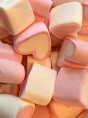 Corazones de malvavisco